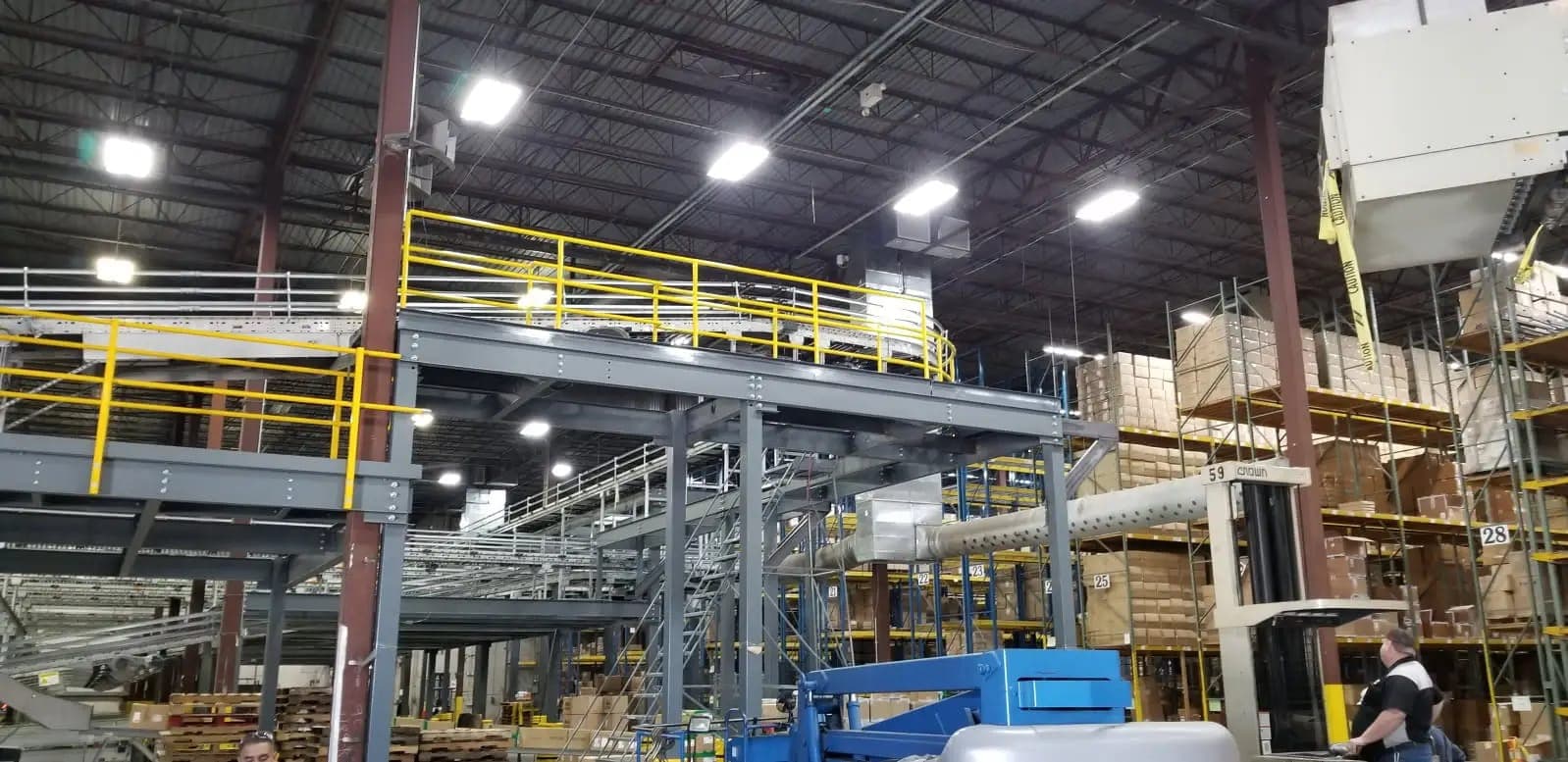 Welding and metal fabrication project, on-site photo