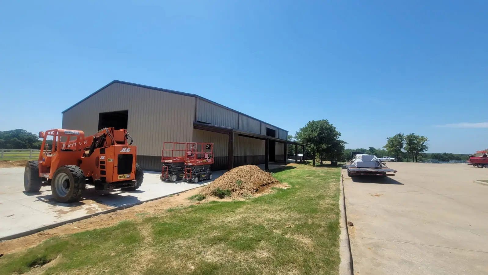 Welding and metal fabrication project, on-site photo