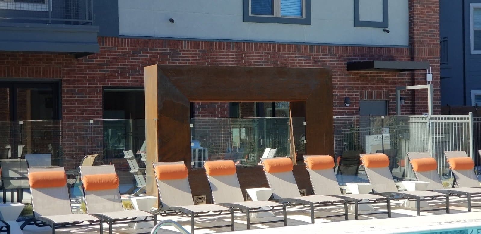 Welding and metal fabrication work, on-site progress photo
